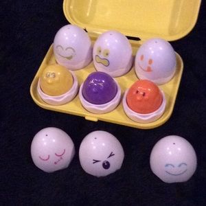 Infant chick and egg toyand pacifier